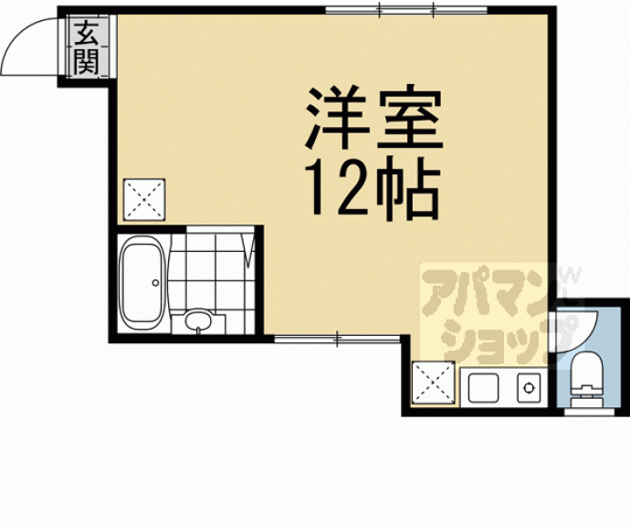 【ハイム京都下鴨】間取