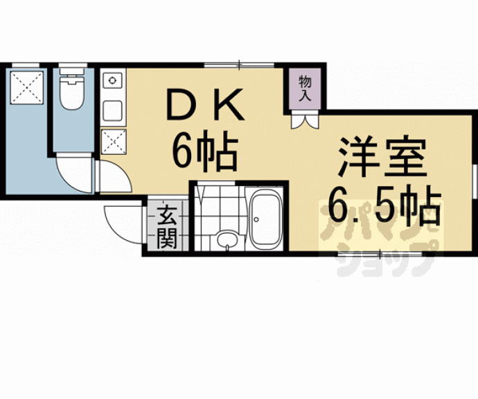 【ハイム京都下鴨】間取