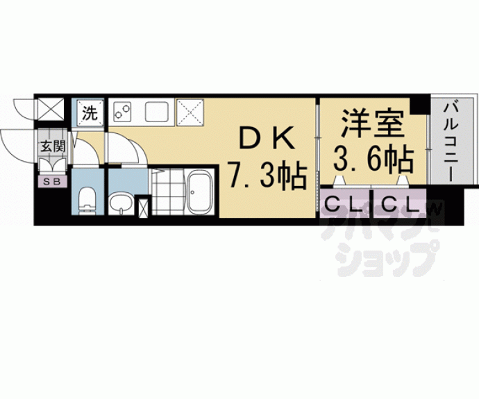 【ベラジオレガシー葛野大路八条】間取