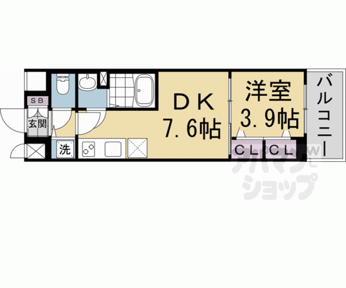 【ベラジオレガシー葛野大路八条】間取