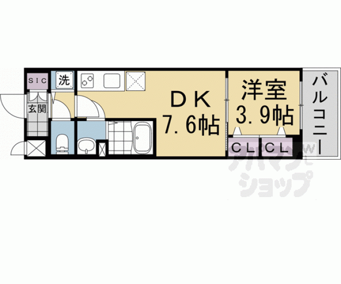 【ベラジオレガシー葛野大路八条】間取