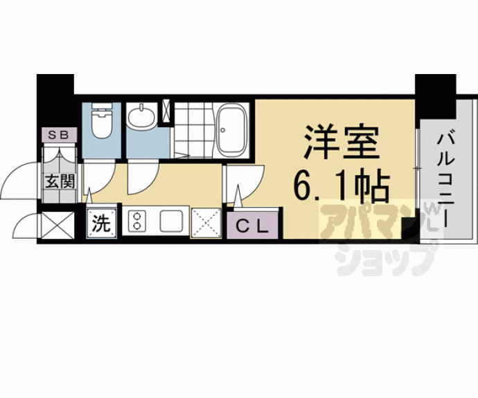 【ベラジオレガシー葛野大路八条】間取