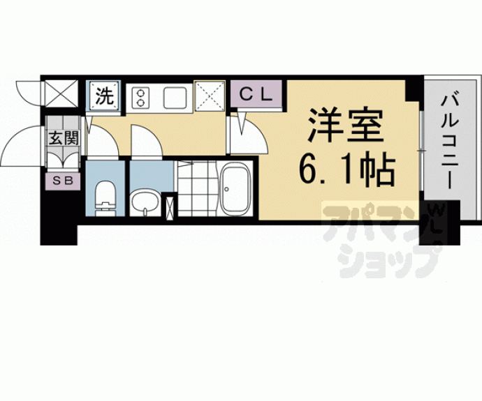 【ベラジオレガシー葛野大路八条】間取