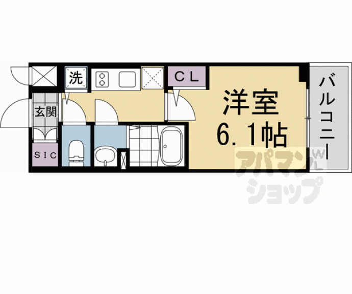 【ベラジオレガシー葛野大路八条】間取