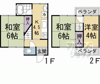 【羽束師鴨川町３５０－６テラスハウス】