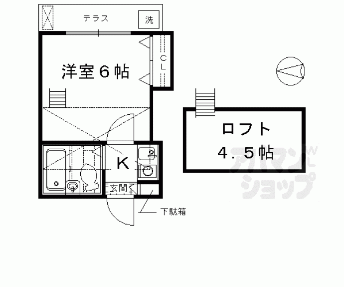 【ベルメゾン京都】間取