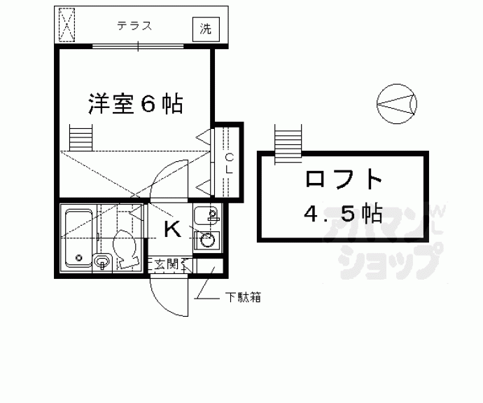 【ベルメゾン京都】間取