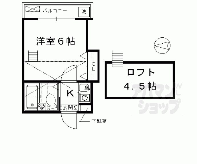 【ベルメゾン京都】間取