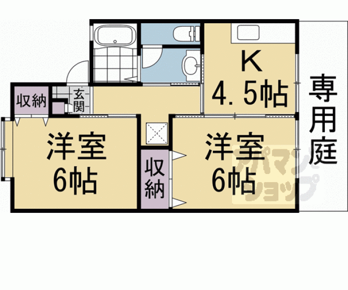 【パレーシャル塚本】間取