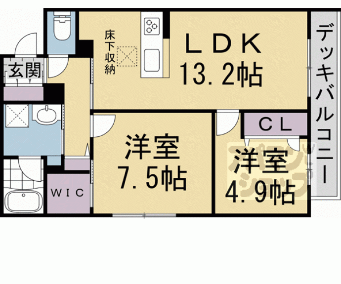 【シャーメゾンシン】間取