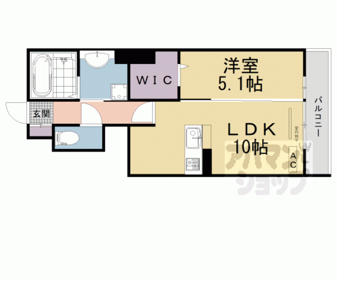 【Ｄ－ＲＯＯＭ喜】間取