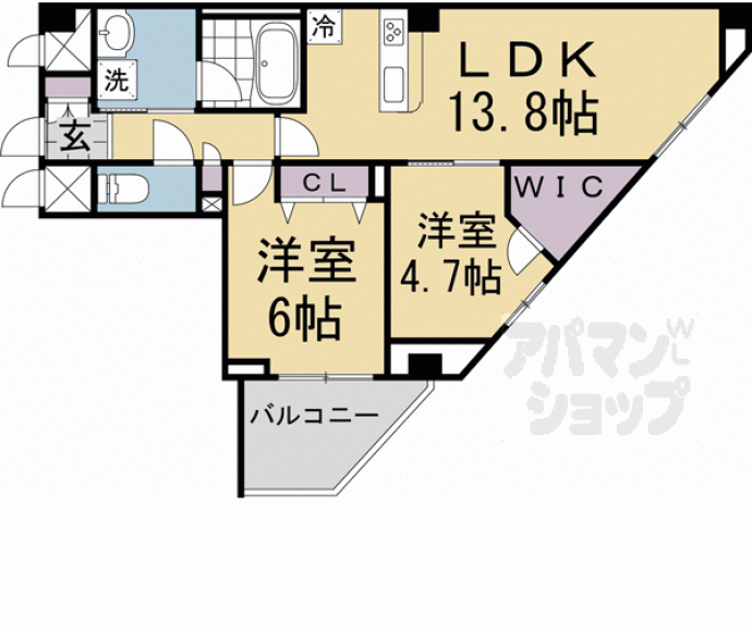【（仮称）Ｄ－ＲＯＯＭ上京区小山町】間取