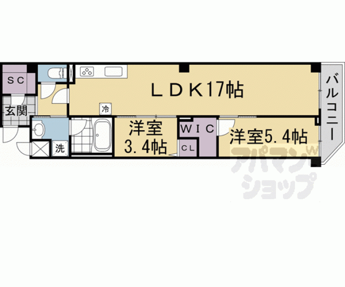 【（仮称）Ｄ－ＲＯＯＭ上京区小山町】間取