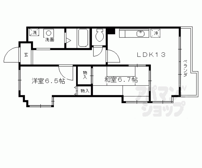 【フェアリージャム】間取