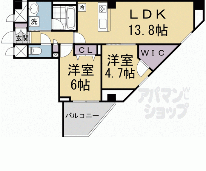 【（仮称）Ｄ－ＲＯＯＭ上京区小山町】間取