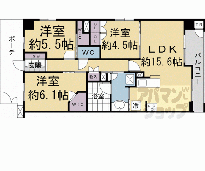 【ファインレジデンス京都五条通】間取