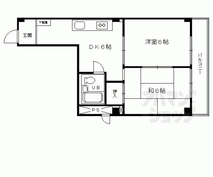 【プラザ篠】間取