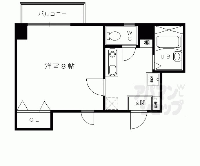 【ハイツモナーク】間取