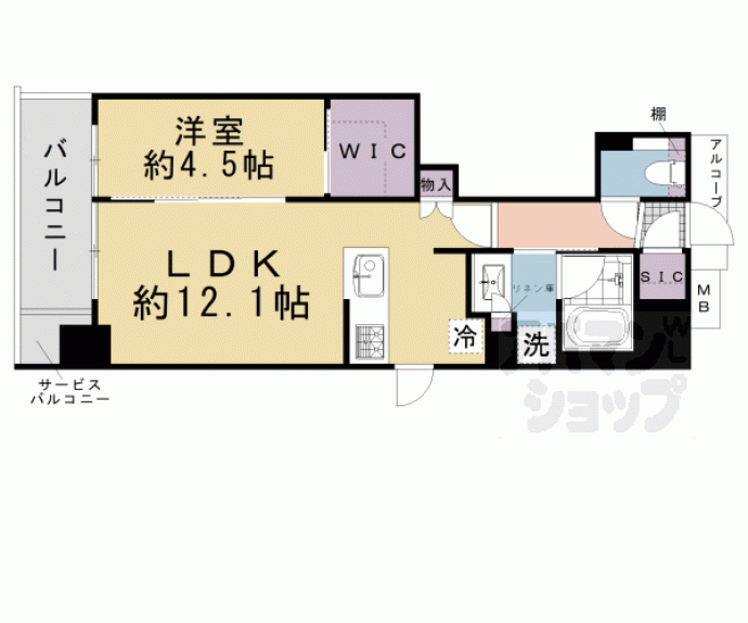 【ファインレジデンス京都五条通】間取