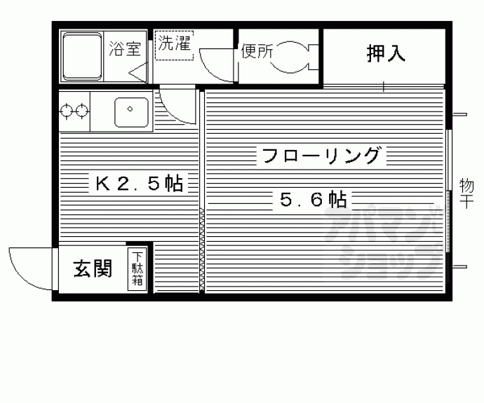 【ドミール大和】間取