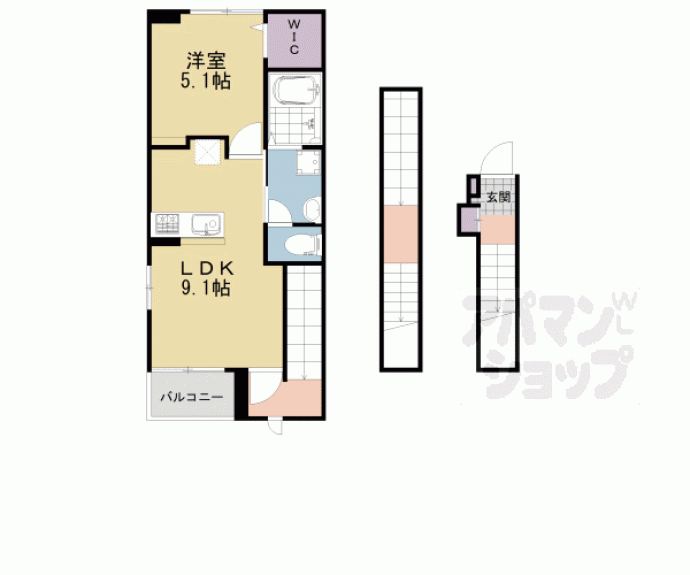 【マウントック・カナサ】間取