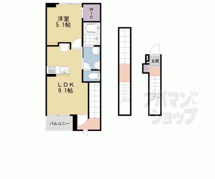 【マウントック・カナサ】間取