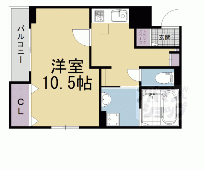 【カルム 新久】間取