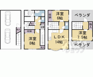 【中御門貸家】