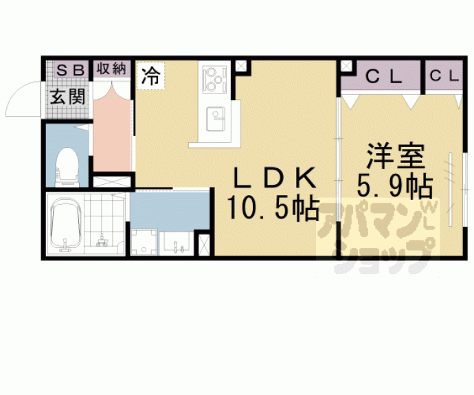 【ラ・トーランスⅡ】間取