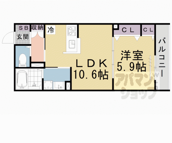 【ラ・トーランスⅡ】間取