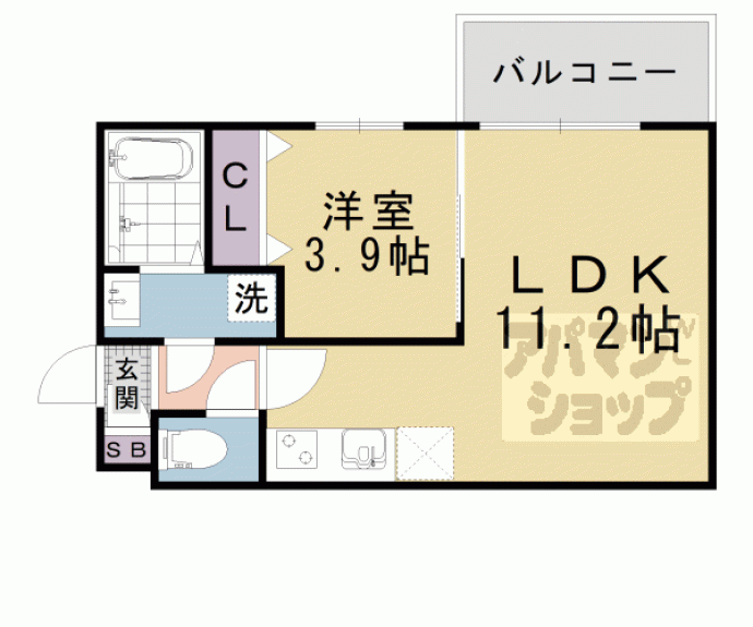 【仮称）ジーメゾン大津タラッサ】間取