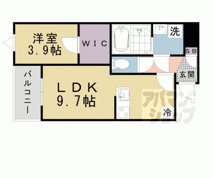 【仮称）ジーメゾン大津タラッサ】間取