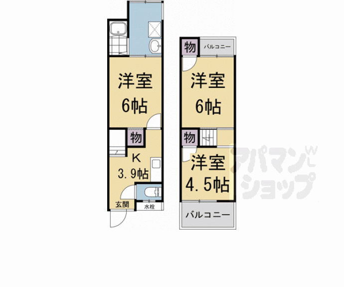 【大宮玄琢北東町１－１７】間取