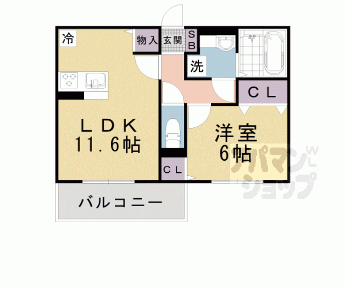 【Ｌｕｍｉｅｒｅ　ｄｕ　Ｓｏｉｒ　Ｄｅｕｘ】間取