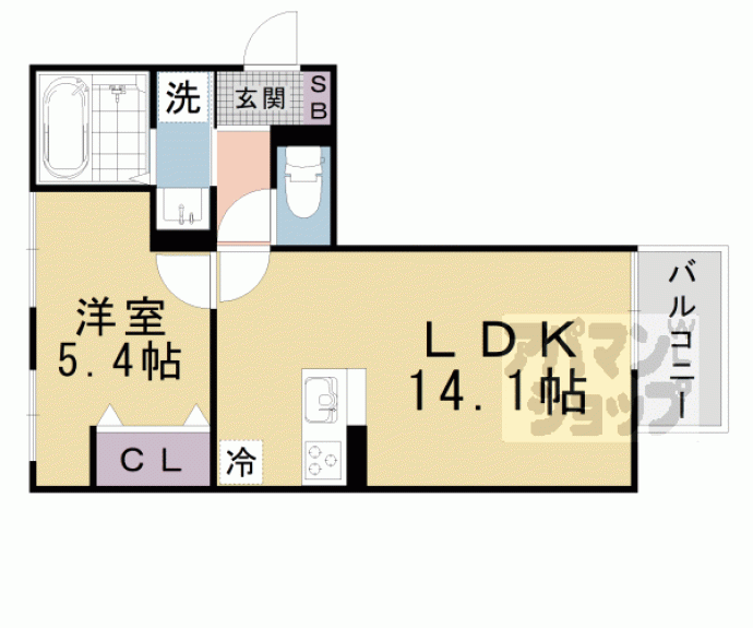 【Ｌｕｍｉｅｒｅ　ｄｕ　Ｓｏｉｒ　Ｄｅｕｘ】間取