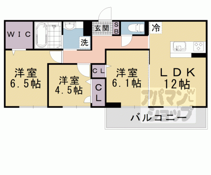 【Ｌｕｍｉｅｒｅ　ｄｕ　Ｓｏｉｒ　Ｄｅｕｘ】間取