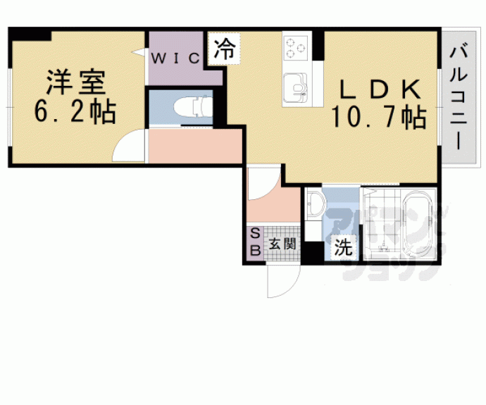 【Ｌｕｍｉｅｒｅ　ｄｕ　Ｓｏｉｒ　Ｕｎ】間取