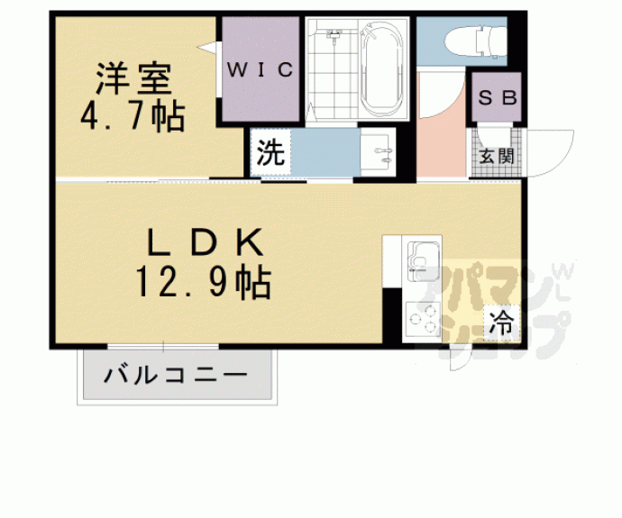 【Ｌｕｍｉｅｒｅ　ｄｕ　Ｓｏｉｒ　Ｕｎ】間取