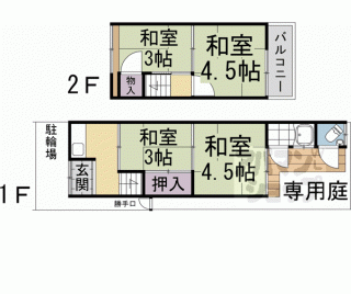 【嵯峨天龍寺椎野町貸家】