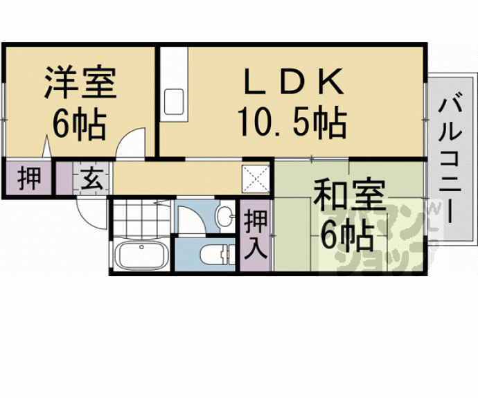 【ＴタウンＢ棟】間取