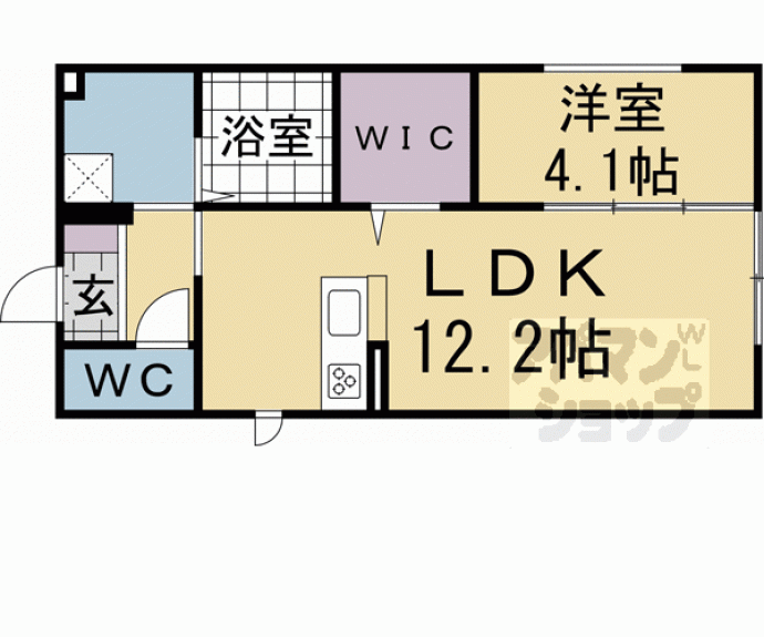 【Ｆｏｒｅｓｔａ御所東】間取