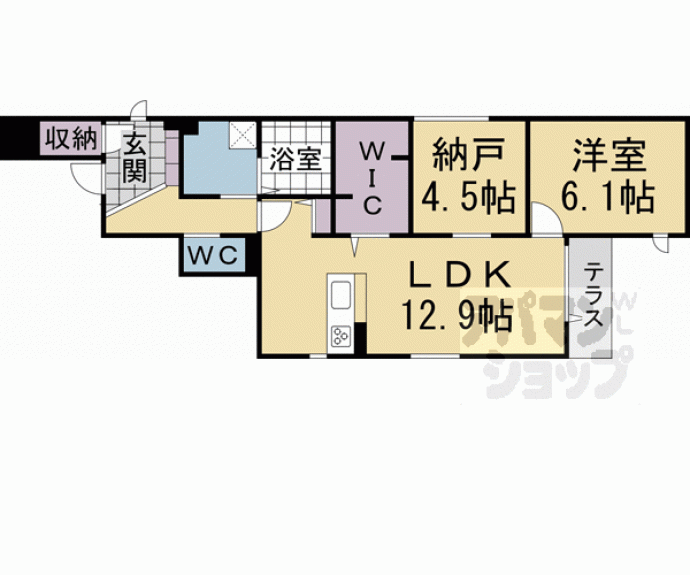 【Ｆｏｒｅｓｔａ御所東】間取