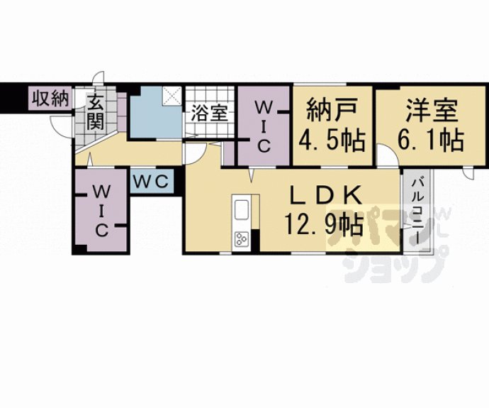 【Ｆｏｒｅｓｔａ御所東】間取