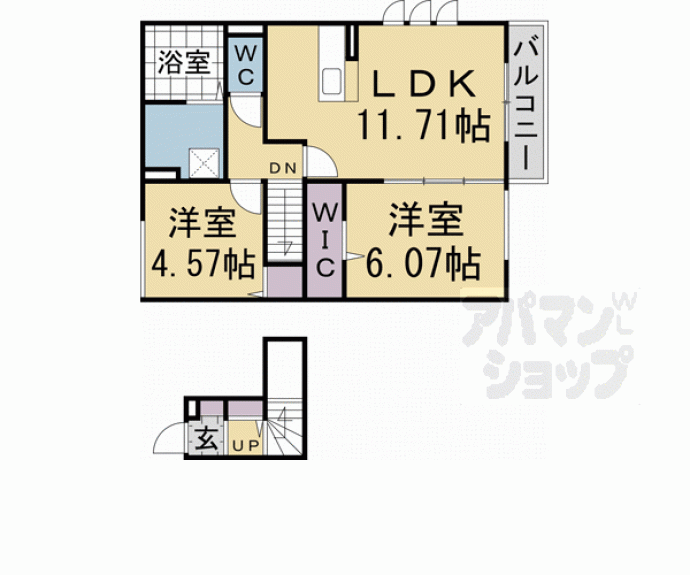【Ｌｉｖｒａ紫竹】間取