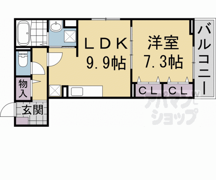 【メープルコート小川】間取