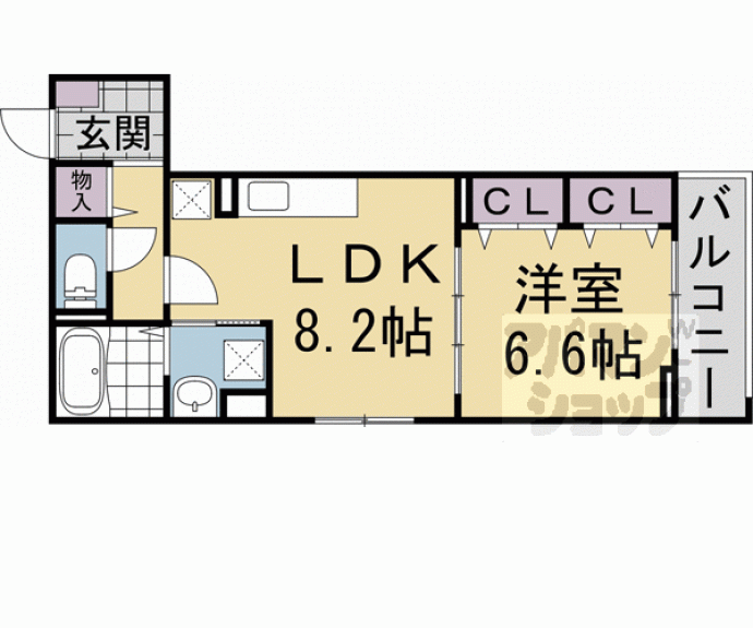 【メープルコート小川】間取
