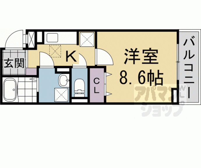 【ヒカルサ京都大宮中林Ⅱ】間取