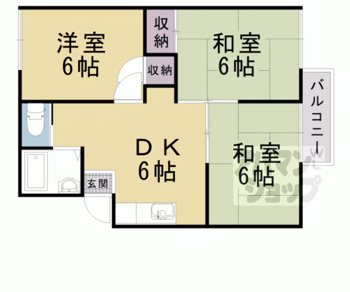 【フォーブルＭ】間取