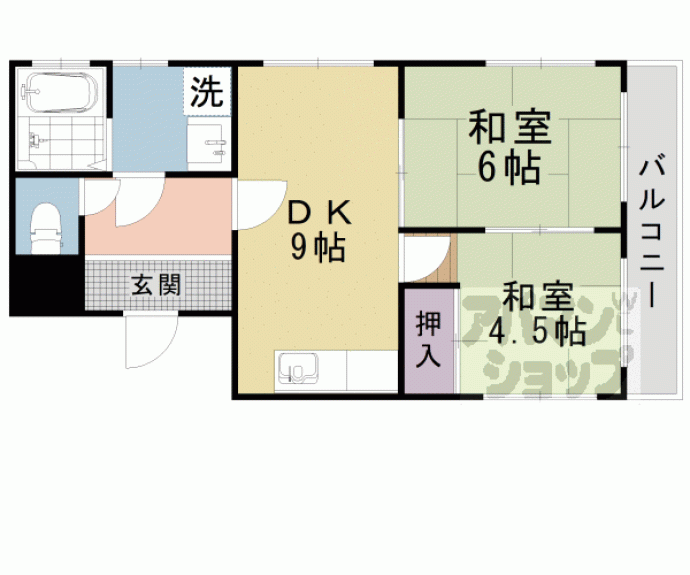 【ブライトンハウス】間取