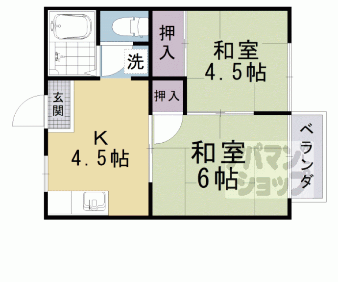 【ハイツクリスタル】間取